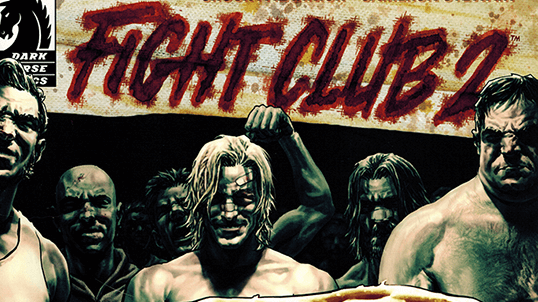 un bout de la couverture de la bande dessinée fight club 2
