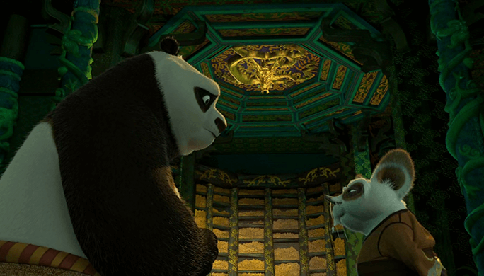 une image  extraite du film kung fu panda illustrant sa critique sur groovy coconut