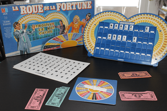 photo du jeu de societe la roue de la fortune de mb jeux