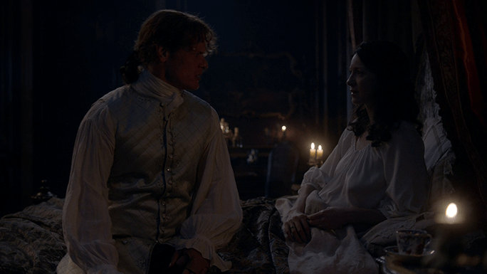 Une image extraite de la saison 2 de la série Outlander