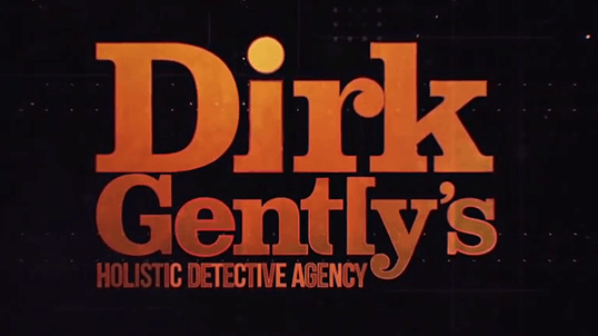 le logo de la série Dirk Gently