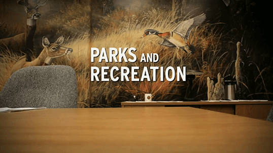 Le logo de la série parks and recreation