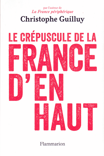 couverture du livre le crepuscule de la france d'en haut de christophe guilluy