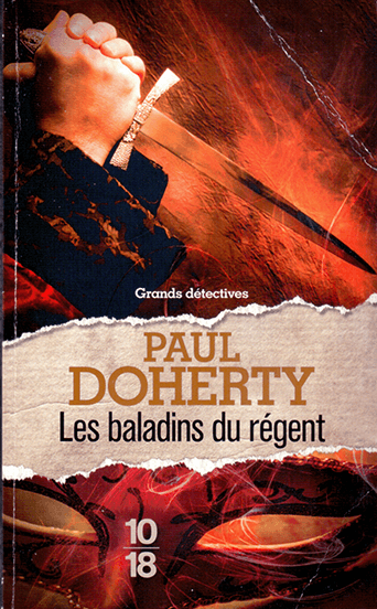 la couverture du livre les baladins du regent de paul doherty