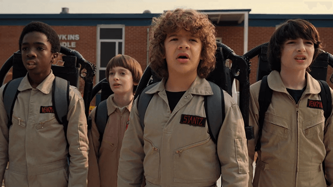 une image extraite de la saison 2 de stranger things